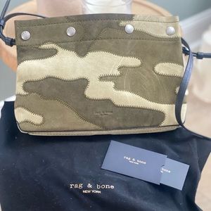 Brand new with tags, Rag & Bone compass patchwork crossbody bag!